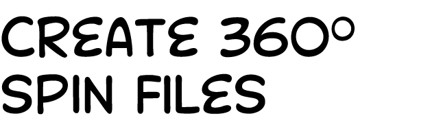 create 3600 spin files