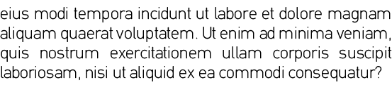 eius modi tempora incidunt ut labore et dolore magnam aliquam quaerat voluptatem  Ut enim ad minima veniam, quis nost   