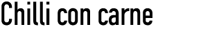 Chilli con carne